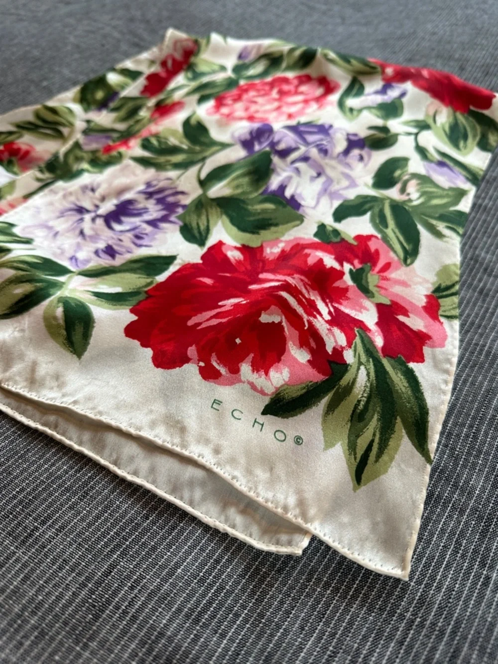 Vintage Echo Silk Scarf - Picture 1 of 3